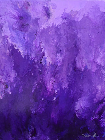 Falling into Purple 12x16 Painting