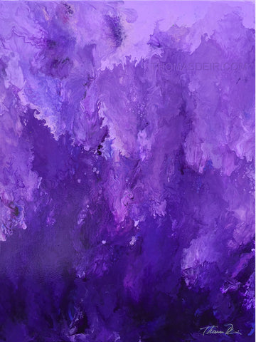 Falling Into Purple by Hawaii Artist Thomas Deir