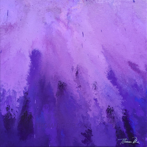 Jacaranda Bloom Painting