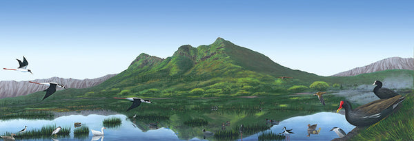 Kaelepulu Wetland personalized giclee canvas print