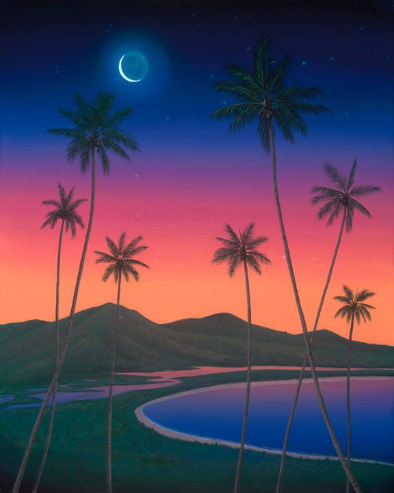 Kailua Twilight 24x30 Painting