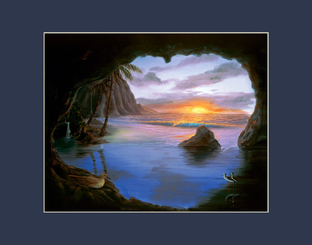 Kauai Cave Hawaii art prints gift print