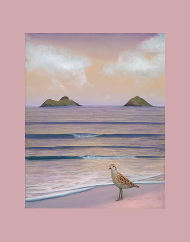 Lanikai Kolea Matted Print