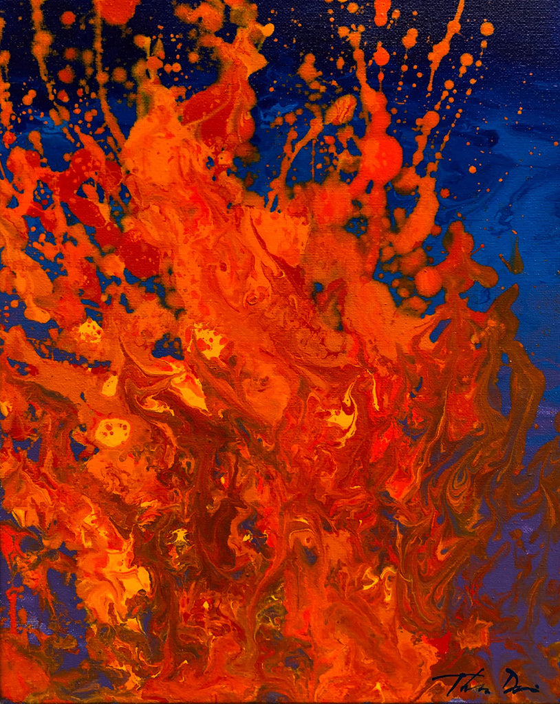 Lava 1 11x14 Painting