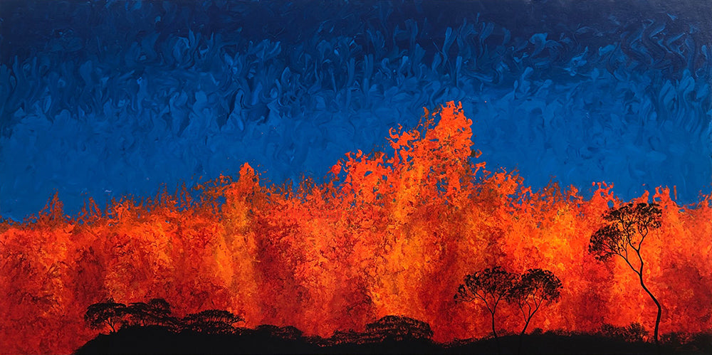 Lava 22 Painting 48 x 24 GW