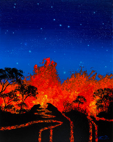 Lava 27 11x14 Painting