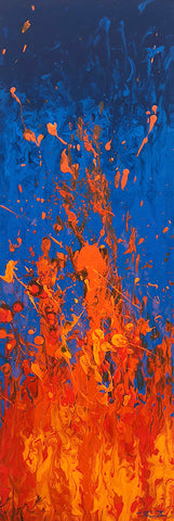 Lava 3 12x36 Painting