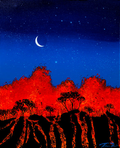 Lava 37 16x20 Painting