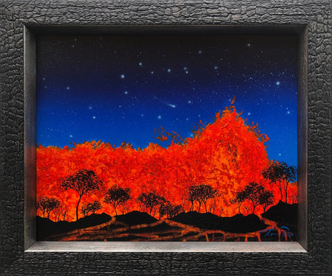 Lava 49 Framed Painting 11x14