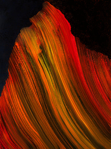 Lavascape Full Throttle 36x48 Painting