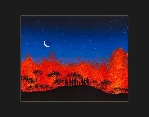 Leilani Estates Matted Print