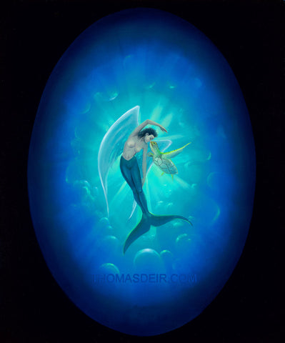 Mermaid Angel Honu