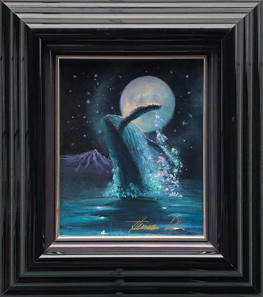 Moonlight Rapture Color Sketch 8x9 Framed Painting