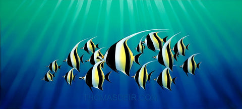 Moorish Idols 24x18 Painting