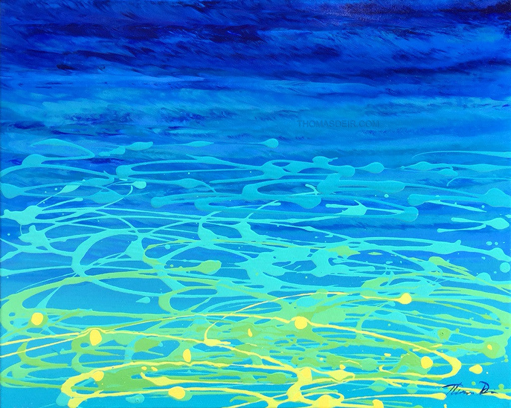 Ocean Reflection 2 16x20 Painting