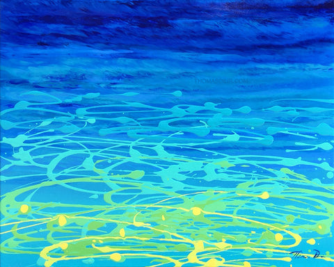 Ocean Reflection 2 16x20 Painting
