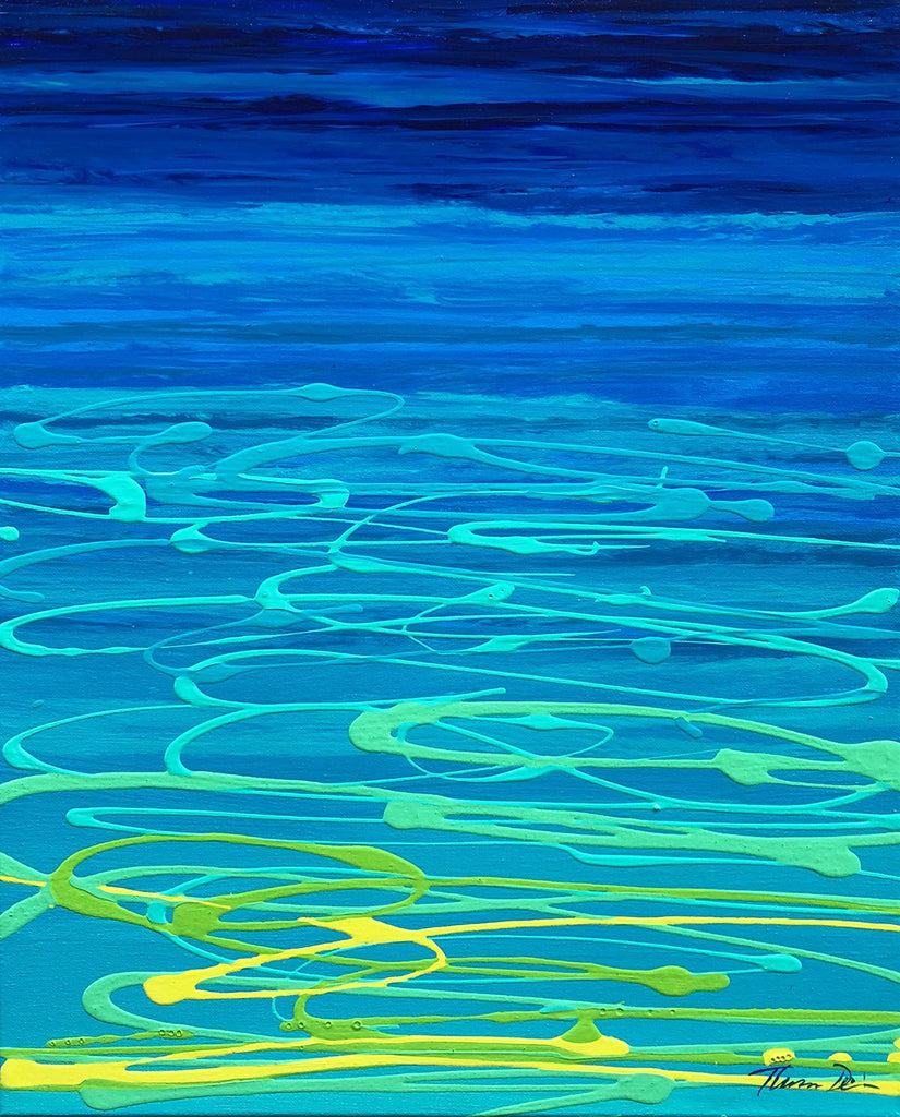 Ocean Reflection 2 16X20 Painting