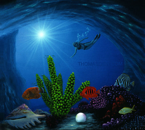 Pearl Diver Giclee Prints