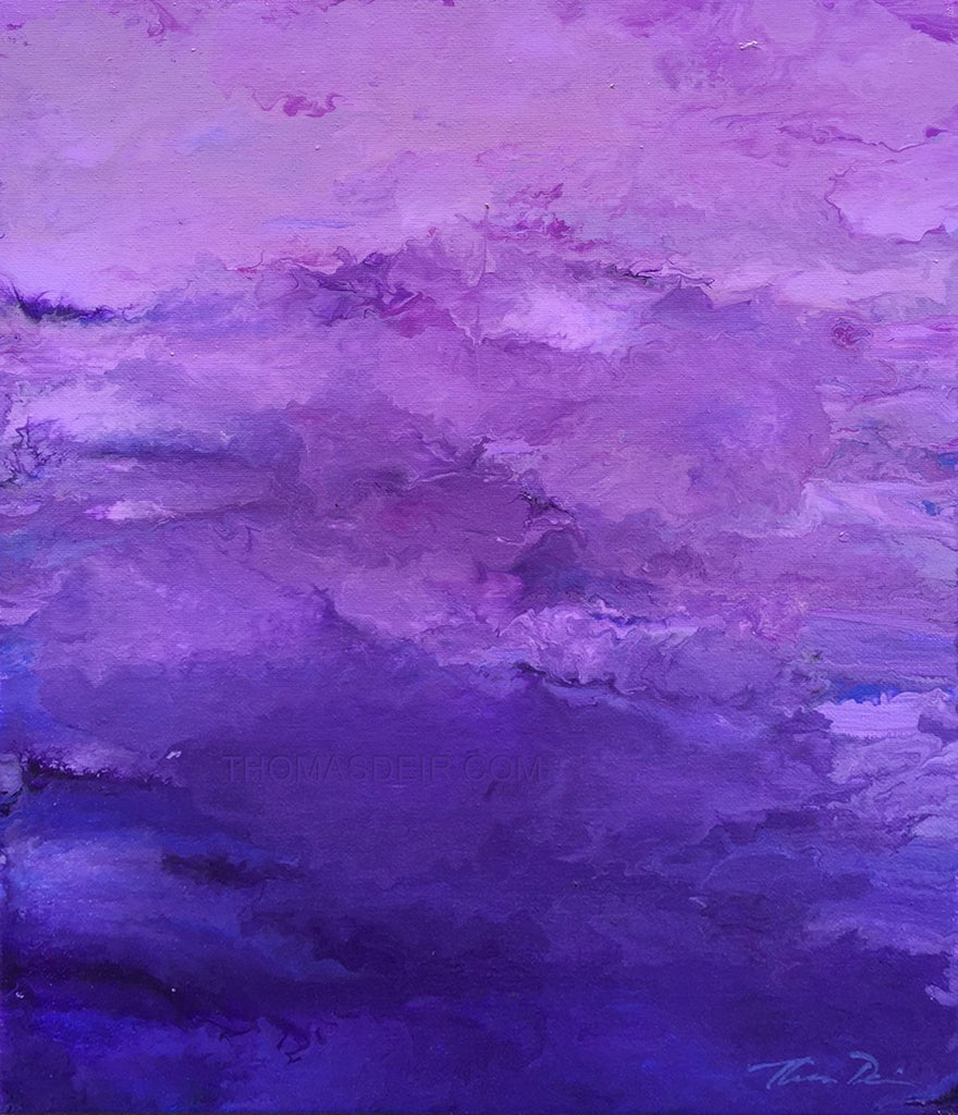 Purple Haze 1 11x14 Painting