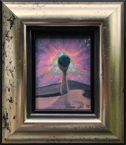 Save Our Planet Color Sketch 8x10 Framed Painting
