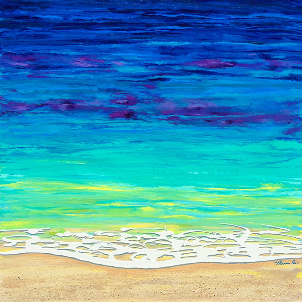 Sea Foam 24x24 Painting