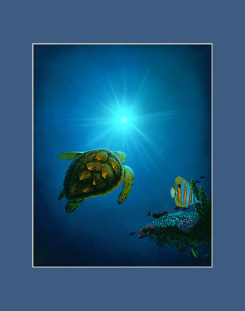 Sea the Light Hawaii art prints gift print