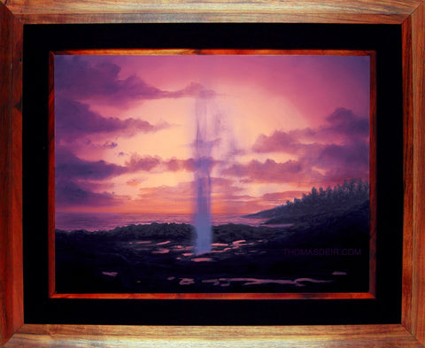 Spouting Horn 24x18 Framed Painting