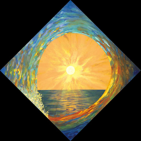 Sunny Wave 24x24 Painting