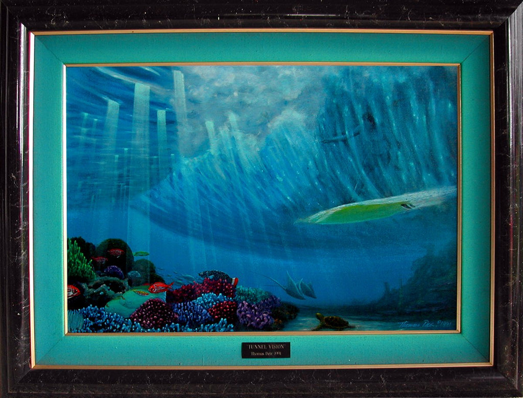 Tunnel Vision 25x17 Framed Painting